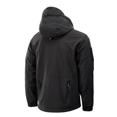 Куртка M-TAC Soft Shell з підстібкою Чорна 20501002-S Viktailor