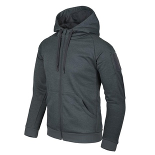 Толстовка на молнии Helikon-Тех Urban Tactical Hoodie® - Полиэстер - тёмно-серый меланж BL-UHF-PO-M1 Viktailor