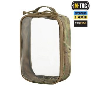 Органайзер утилітарний прозорий M-Tac Elite, MultiCam, 22х14 см