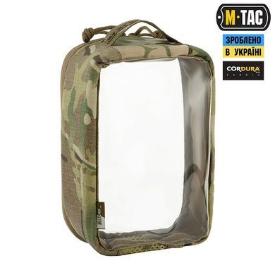 Органайзер утилитарный прозрачный M-Tac Elite, MultiCam, 22х14 см