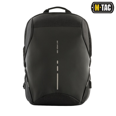 M-Tac рюкзак Urban Line Anti Theft Shell Pack Dark Grey/Black 21L Чорний 10129012 Viktailor