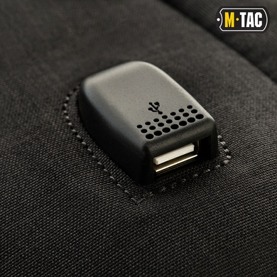 M-Tac рюкзак Urban Line Anti Theft Shell Pack Dark Grey/Black 21L Чорний 10129012 Viktailor