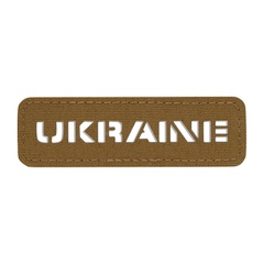 M-Tac нашивка Ukraine скрізна 25х80 Laser Cut Coyote 51151005 Viktailor