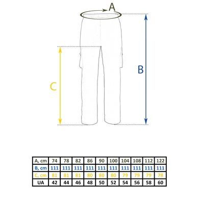 Штаны тактические Vik-Tailor Micro Rip-Stop 53003305-44 Viktailor