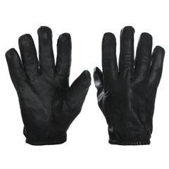 Перчатки кожаные с кевларовой подкладкой MIL-TEC Aramid Gloves Черные M