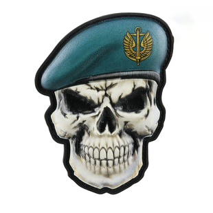 M-Tac нашивка Череп в берете (Морская пехота) 52338110 Viktailor