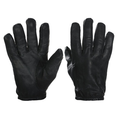 Перчатки кожаные с кевларовой подкладкой MIL-TEC Aramid Gloves Черные 12503002-903 Viktailor