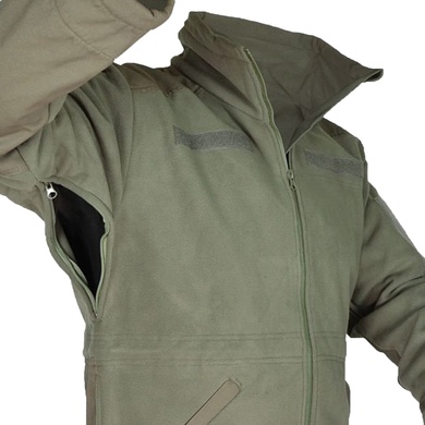 Куртка флісова тактична MIL-TEC Windproof Jacket Оливкова 10856101 Viktailor