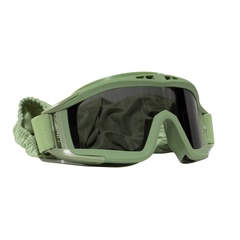Захисні тактичні окуляри-маска зі змінним склом Olive