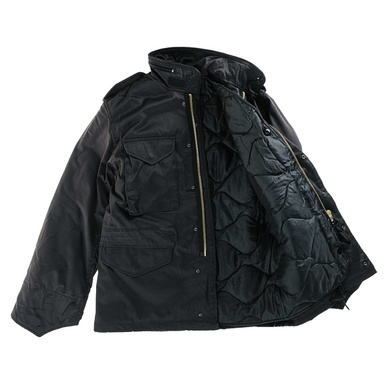 Куртка з відстібкою US STYLE M65 FIELD JACKET WITH LINER Чорна 10315002-901 Viktailor
