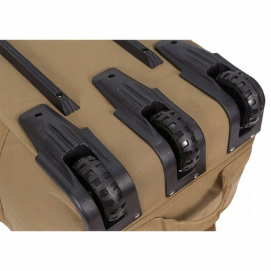 Сумка-рюкзак армійська MIL-TEC Combat Duffle Bag 118L Coyote з колесами 13854005 Viktailor