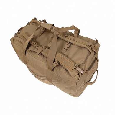 Сумка-рюкзак армейская MIL-TEC Combat Duffle Bag 118L Coyote с колесами 13854005 Viktailor