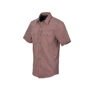 Рубашка Helikon-Tex Covert Concealed Carry Short Sleeve Shirt Red Checkered KO-CCS-CB-C5-B02 Viktailor