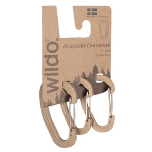 Набір карабінів Wildo Accessory Carabiner Set Coyote 15920105 Viktailor