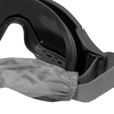 Защитные тактические очки-маска со сменным стеклом Black 94502002 Viktailor