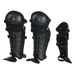 Наколенники комплексные для защиты колен и голени ANTI RIOT LEG PROTECTION Черные