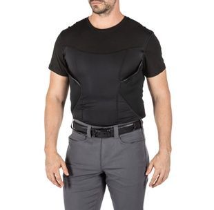 Футболка-кобура 5.11 Tactical CAMS Short Sleeve Baselayer, Black, S