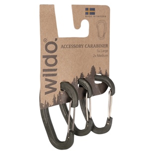 Набір карабінів Wildo Accessory Carabiner Set Olive 15920101 Viktailor