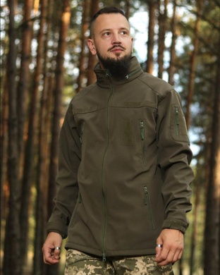 Куртка Vik-Tailor SoftShell с липучками для шевронов Olive, 44