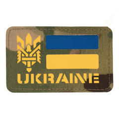 M-Tac нашивка Ukraine (С Тризубом) Laser Cut Multicam 51149008 Viktailor