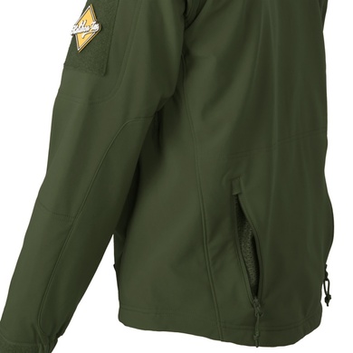 Куртка Helikon-Tex Gunfighter SharkSkin Taiga Green KU-GUN-FM-09-B03 Viktailor