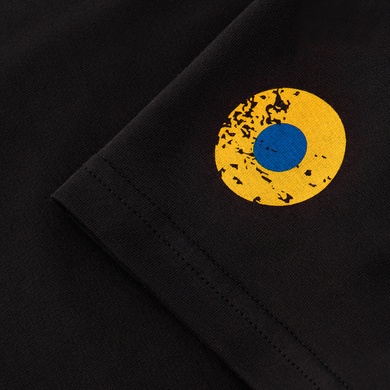 M-Tac футболка Месник Black/Yellow/Blue Чорна !80016002 Viktailor