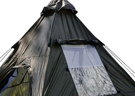Палатка 4-местная MIL-TEC «TIPI» Пирамида Olive 14227000 Viktailor