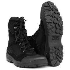 Ботинки Хавк 923 зимові нубук зі вставками кордури HAWK Чорні 43