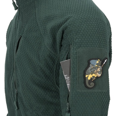 Кофта флисовая Helikon-Tex Alpha Tactical Jacket Foliage Green BL-ALT-FG-21-B02 Viktailor