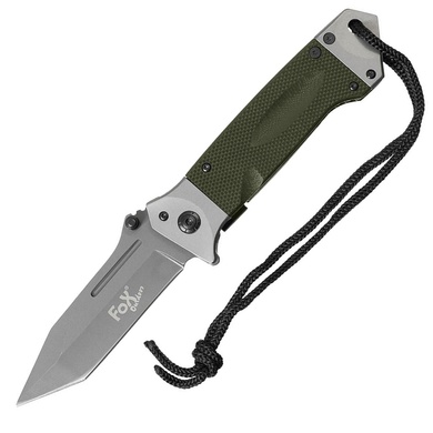 Нож складной Fox Outdoor G10 Olive 45531B Viktailor