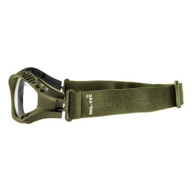 Тактические очки-маска Mil-Tec Commando Goggles Air Pro Clear, Olive