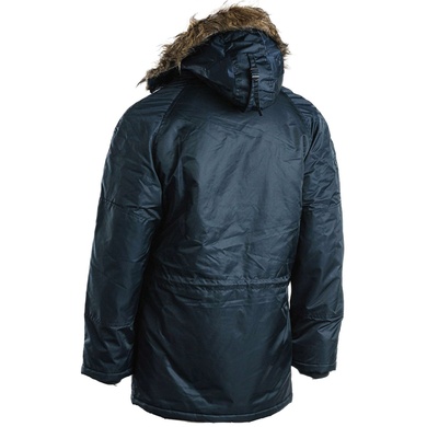 Куртка парка Аляска с мехом US N3B TEESAR® PARKA Синяя 10181003-901 Viktailor