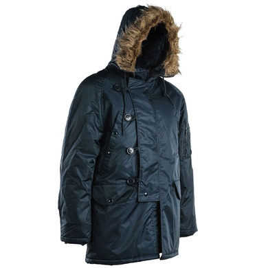 Куртка парка Аляска с мехом US N3B TEESAR® PARKA Синяя 10181003-902 Viktailor
