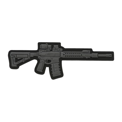 M-Tac нашивка AR-15 3D PVC Dark Grey 51112012 Viktailor