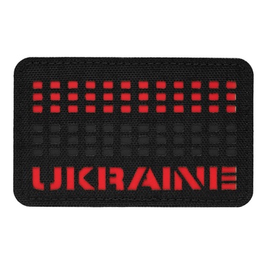 M-Tac нашивка Ukraine Laser Cut Black/Red/Black 51150233 Viktailor