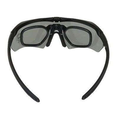 Окуляри балістичні ESS ICE 3LS Kit з чохлом Чор, Black
