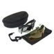 Окуляри балістичні ESS ICE 3LS Kit з чохлом Чор, Black