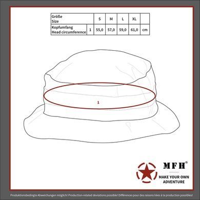 Панама з великим відворотом US GI Bush Hat, Rip Stop, chin strap, OD 10713B-S Viktailor
