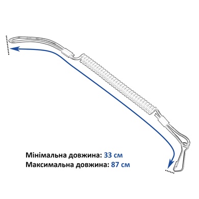 Страхувальний шнур MIL-TEC для пістолета Оливковий 16182501 Viktailor
