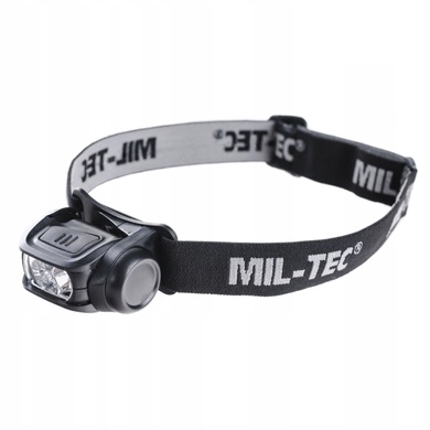 Ліхтар налобний MIL-TEC LED 4-Colour Headlight Black 15170102 Viktailor