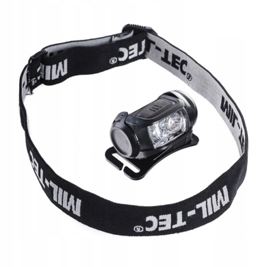 Фонарь налобный MIL-TEC LED 4-Colour Headlight Black 15170102 Viktailor
