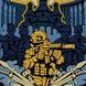 ПВХ патч (шеврон) "Запоріжжя", Navy Blue