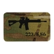 M-Tac нашивка AR-15 .223/5,56 Laser Cut Multicam/Black 51111802 фото 1 Viktailor