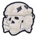 R3ICH нашивка Operator Skull 3D White R3-PTCH-3DOPSKWT фото 1 Viktailor