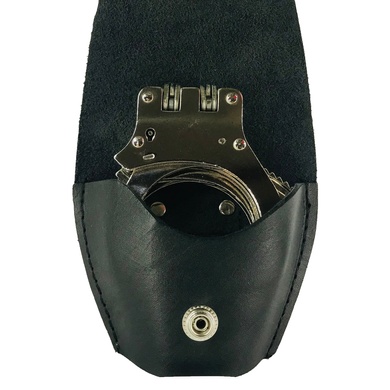 Чехол для наручников кожаный Черный 78296502 Viktailor