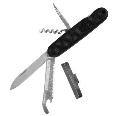 Нож многофункциональный MIL-TEC German Old Style Черный 15337050 Viktailor