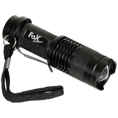 Фонарь карманный Fox Outdoor Flashlight «Mini» Black 26370 Viktailor