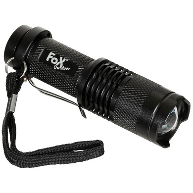 Ліхтар кишеньковий Fox Outdoor Flashlight «Mini» Black 26370 Viktailor