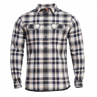 Сорочка Pentagon Drifter Flannel клітинка чорно-біла K02022-OFF-41-M Viktailor