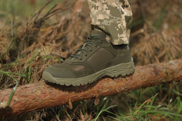 Демісезонні кросівки тактичні Vik-tailor Patriot зі вставками кордури Olive, 40 (265 мм)